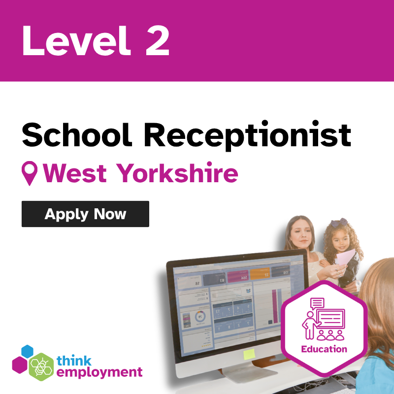 School Reseptionist Level 2 School Receptionist Course West Yorkshire